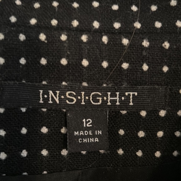 Insight Black/white dots swing blazer - Picture 2 of 6